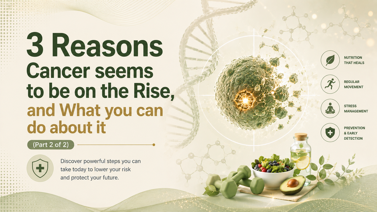 3 reasons to lower cancer risk