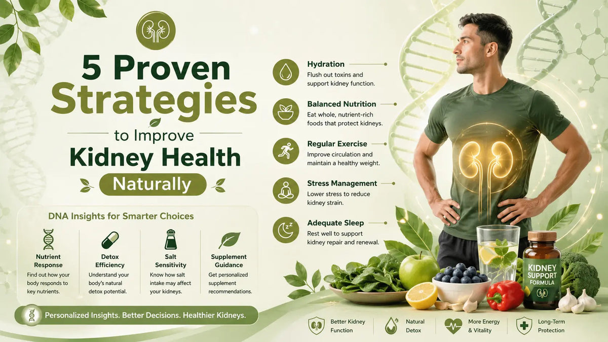 5 Daily Habits & DNA Insights for a Kidney Detox - Mapmygenome