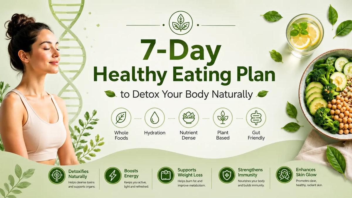7-Day Whole-Food Detox Meal Plan: Cleanse Your Body Naturally - Mapmygenome