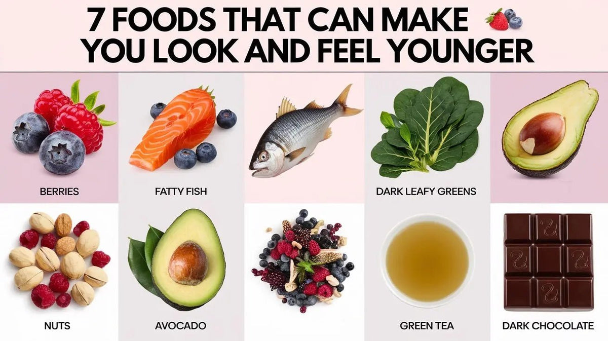 7 Foods That Can Make You Look and Feel Younger - Mapmygenome