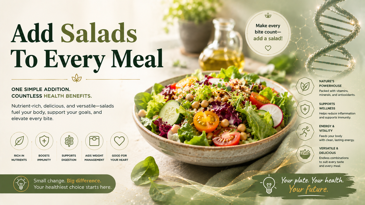 Add salads to every meal