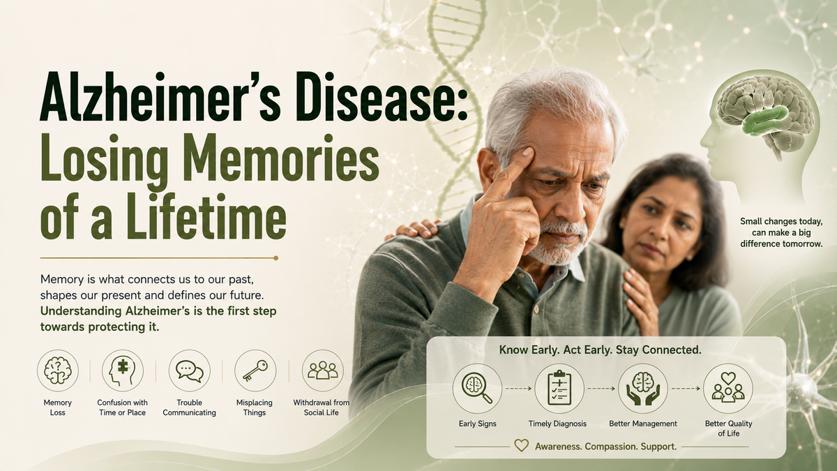 Alzheimer's awareness and support infographic