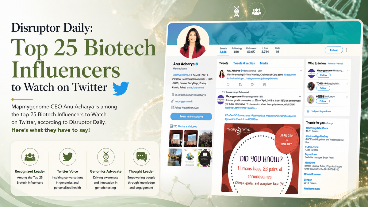 Anu Acharya: Top Biotech Influencer