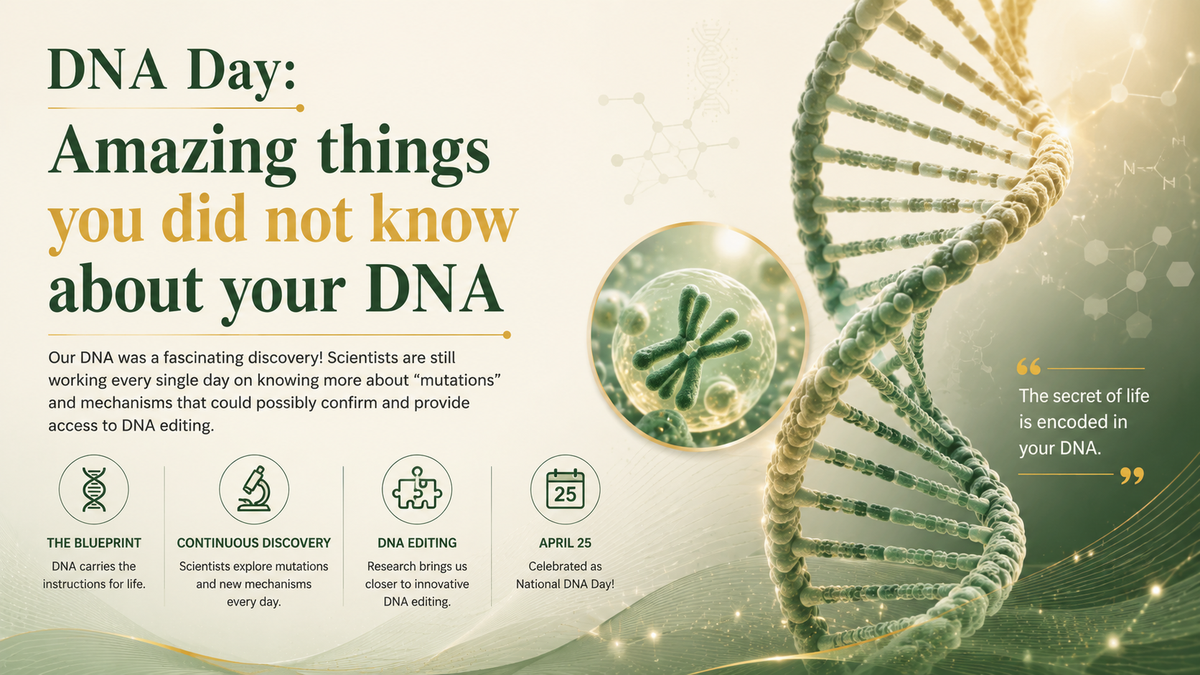 Celebrate DNA Day: discovery and innovation