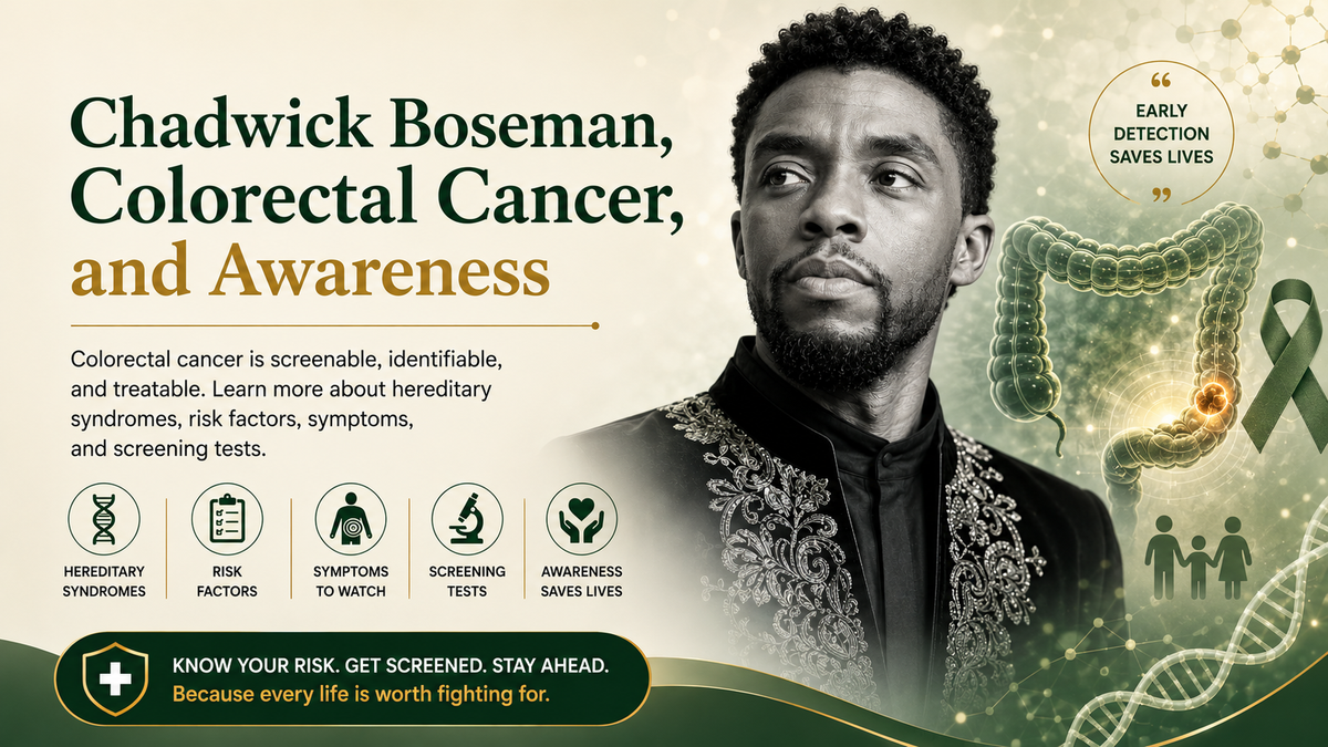 Colorectal cancer awareness with Chadwick Boseman