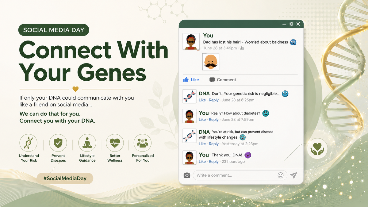 Connect with your DNA on Social Media