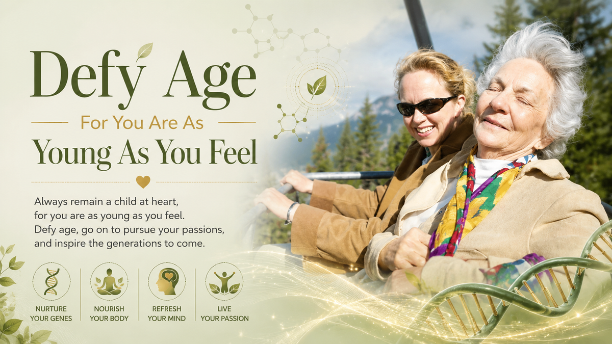 Defy age, embrace your youth
