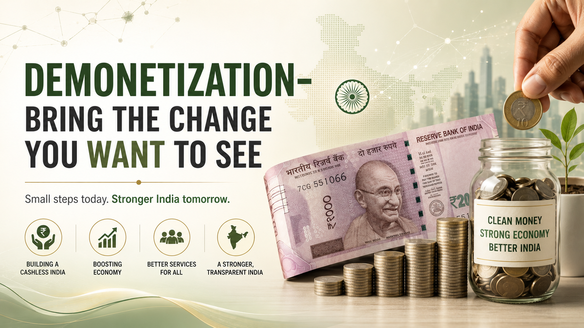 Demonetization: Building a Stronger India