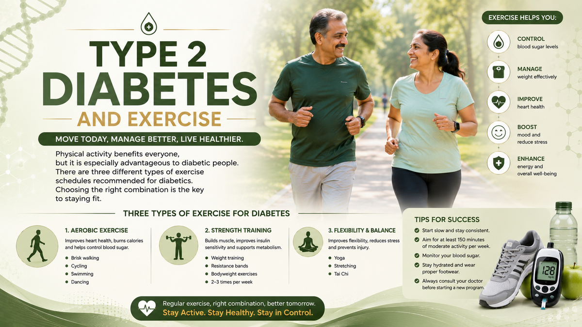 Exercise for diabetes management and health