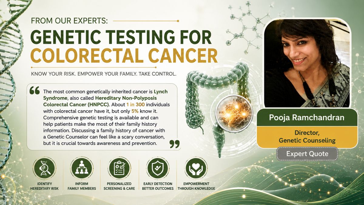 Genetic testing and colon cancer awareness