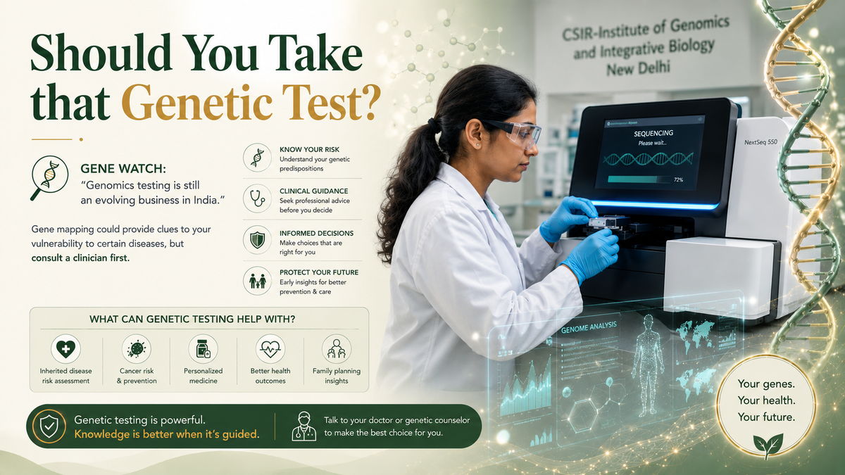 Genetic testing: unlock your future health