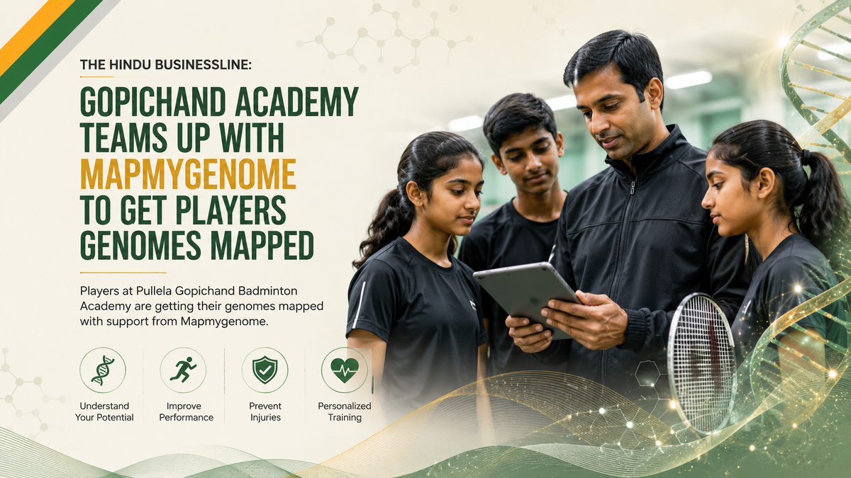 Gopichand Academy teams up with Mapmygenome