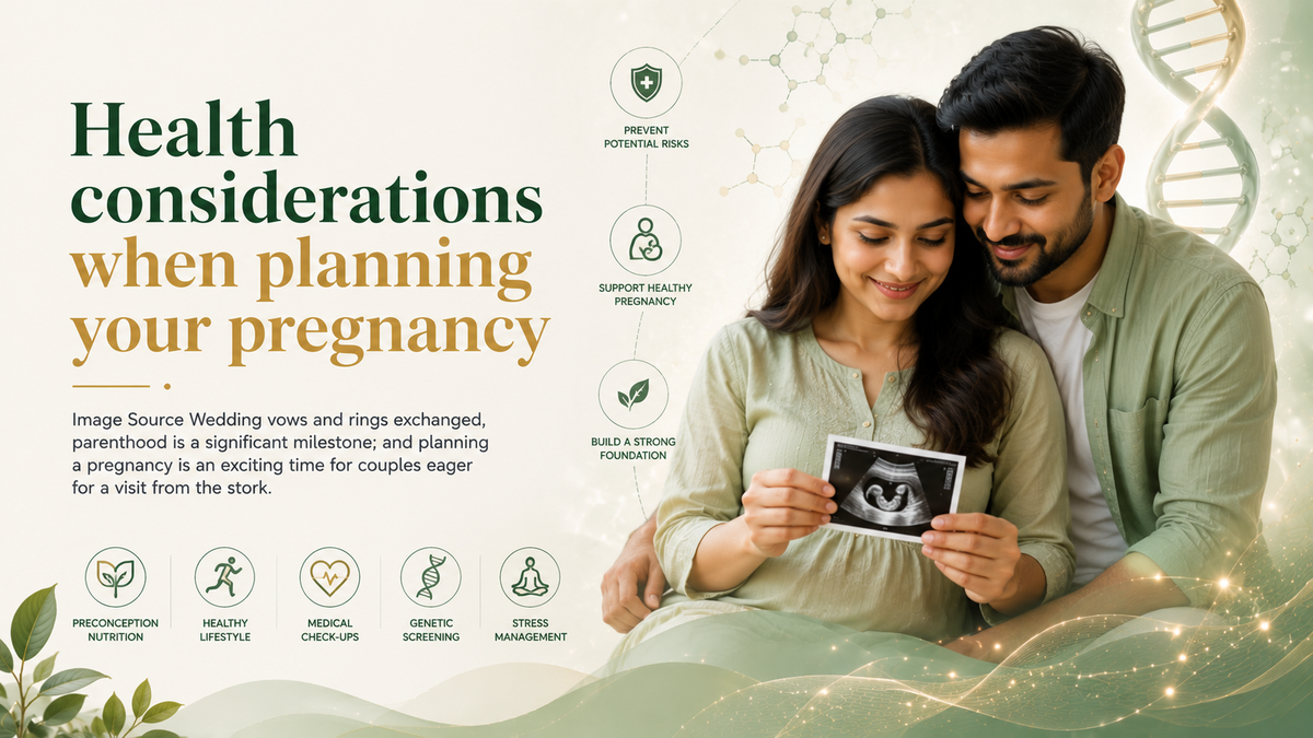 Health considerations for planning pregnancy