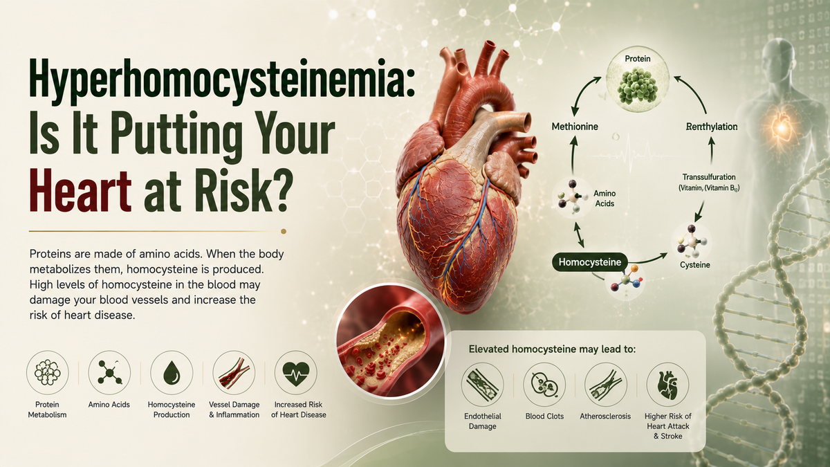 Hyperhomocysteinemia and heart health risks
