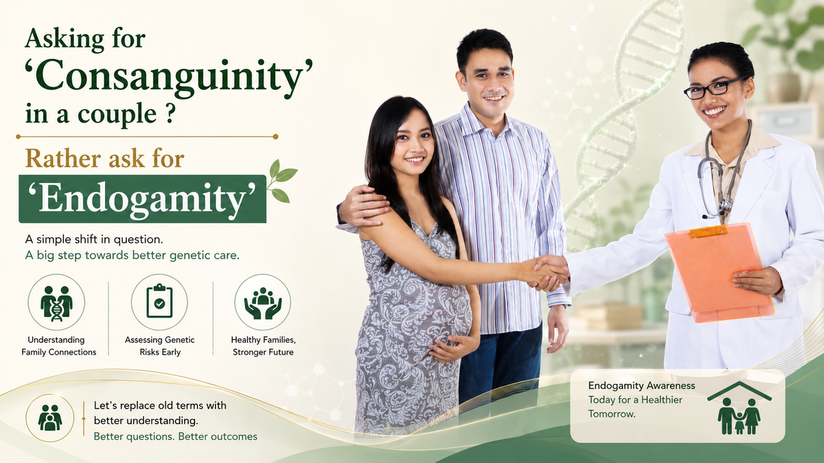 Asking for ‘Consanguinity’ in a couple ? – Rather ask for ‘Endogamity’
