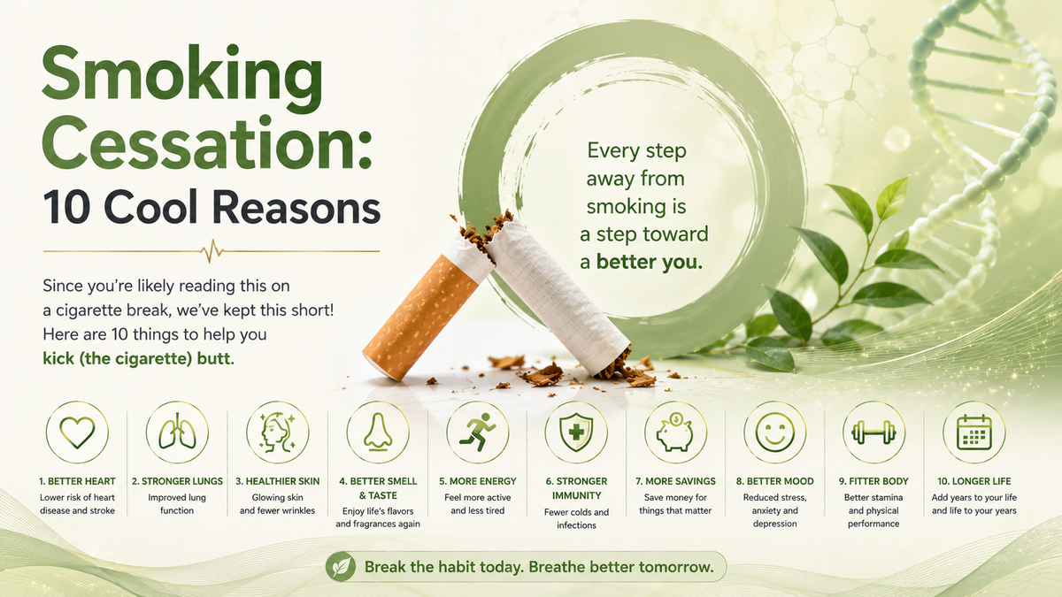 Kick the habit, embrace health