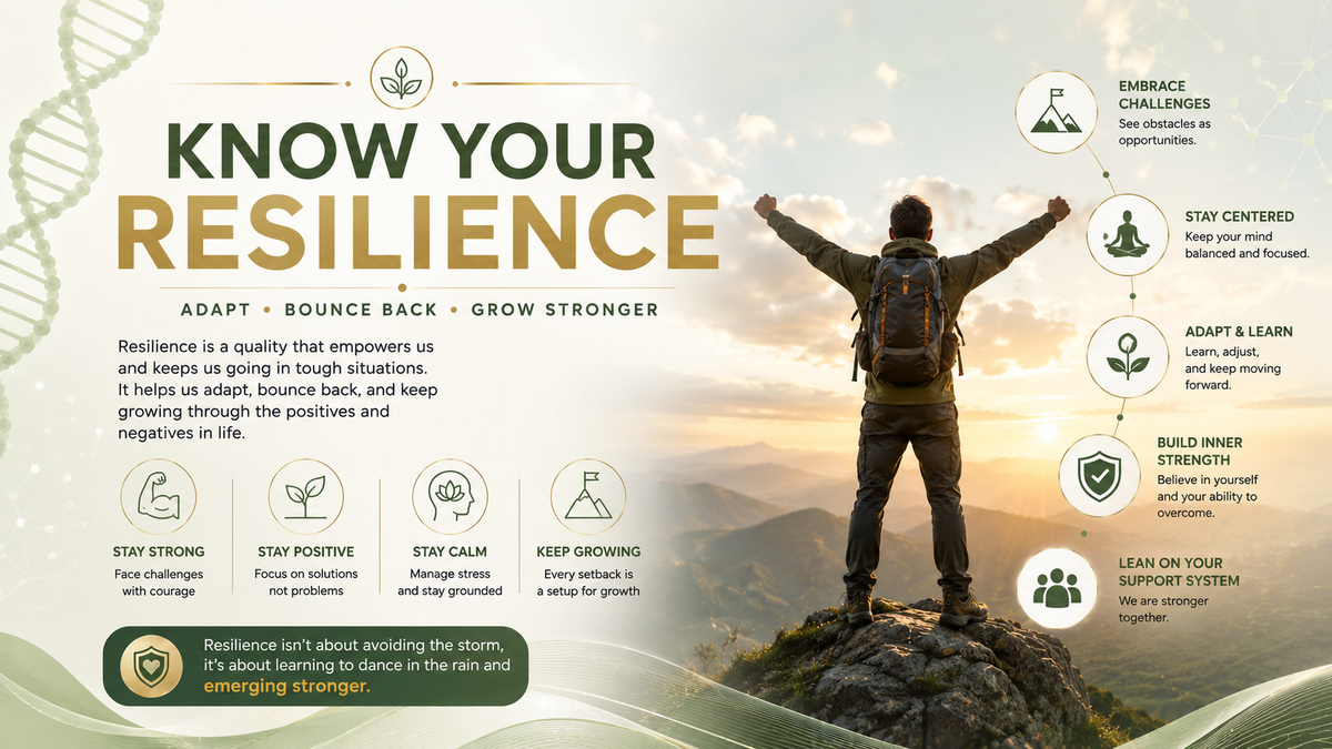 Know your resilience: embrace growth