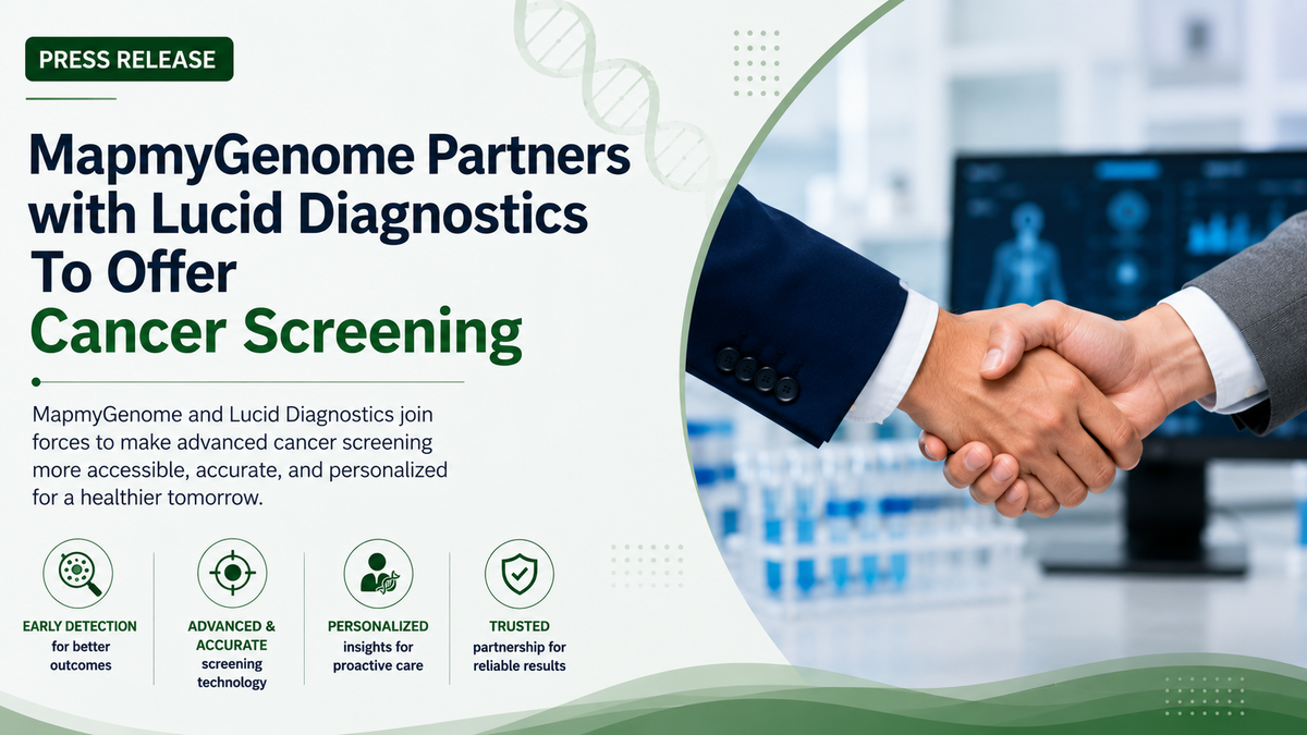 MapmyGenome Partners with Lucid Diagnostics
