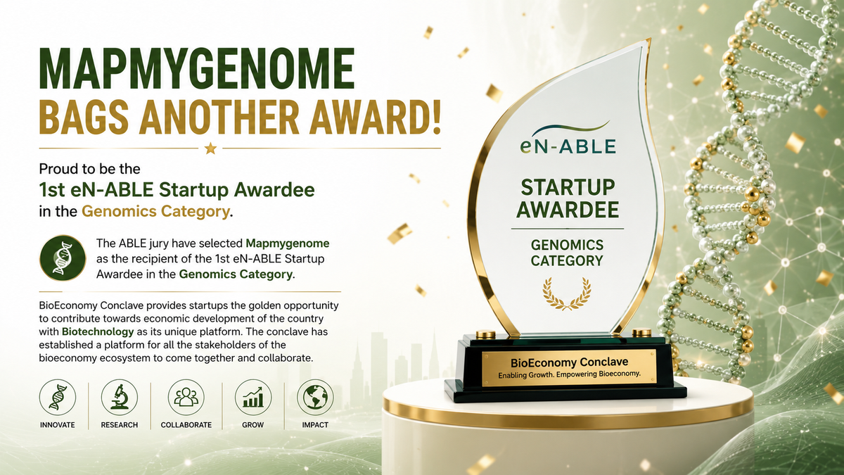 Mapmygenome celebrates eN-ABLE award win