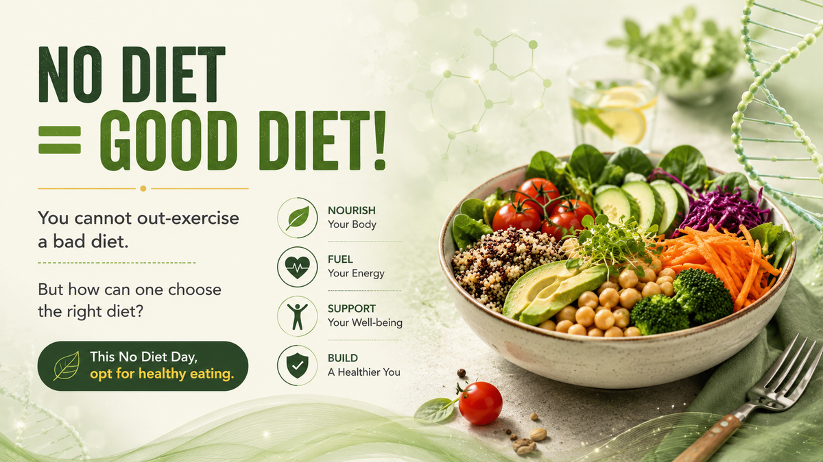 No Diet Day: Choose healthy eating