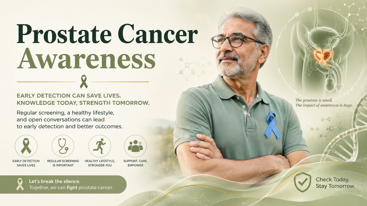 Prostate cancer awareness: early detection saves lives