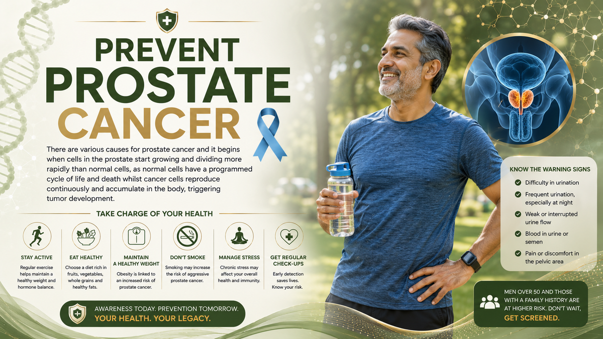 Prostate cancer prevention awareness poster