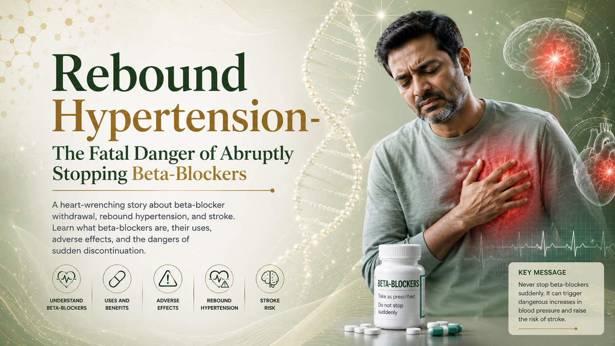 Rebound Hypertension- The Fatal Danger of Abruptly Stopping Beta-Blockers