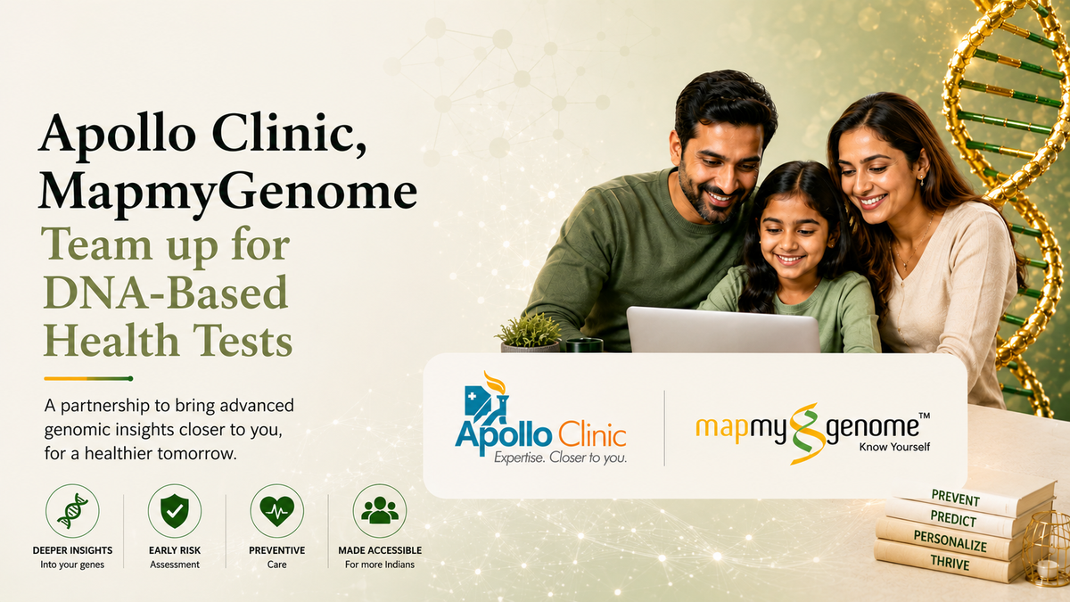 Apollo Clinic Partners with MapmyGenome