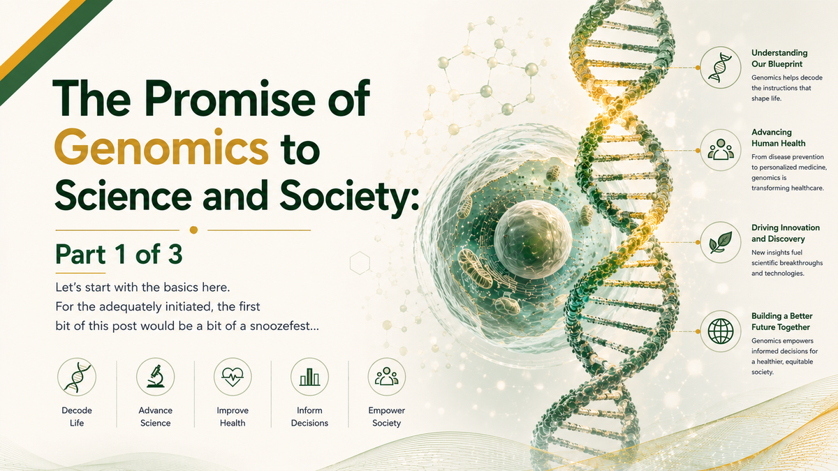 The promise of genomics in science