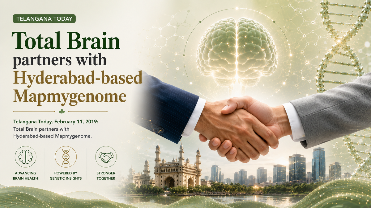 Total Brain partners with Mapmygenome