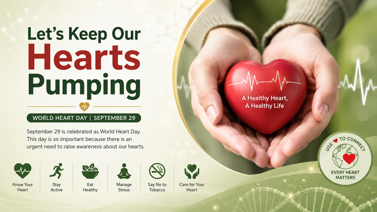 World Heart Day awareness graphic