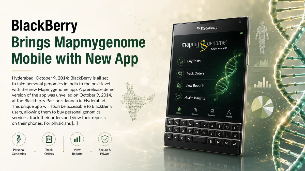 BlackBerry Brings Mapmygenome Mobile with New App - Mapmygenome
