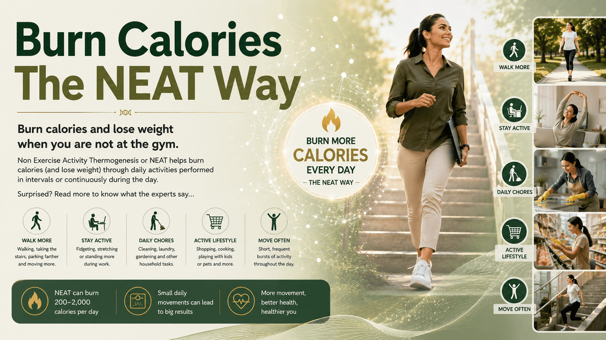 Burn Calories The NEAT Way - Mapmygenome
