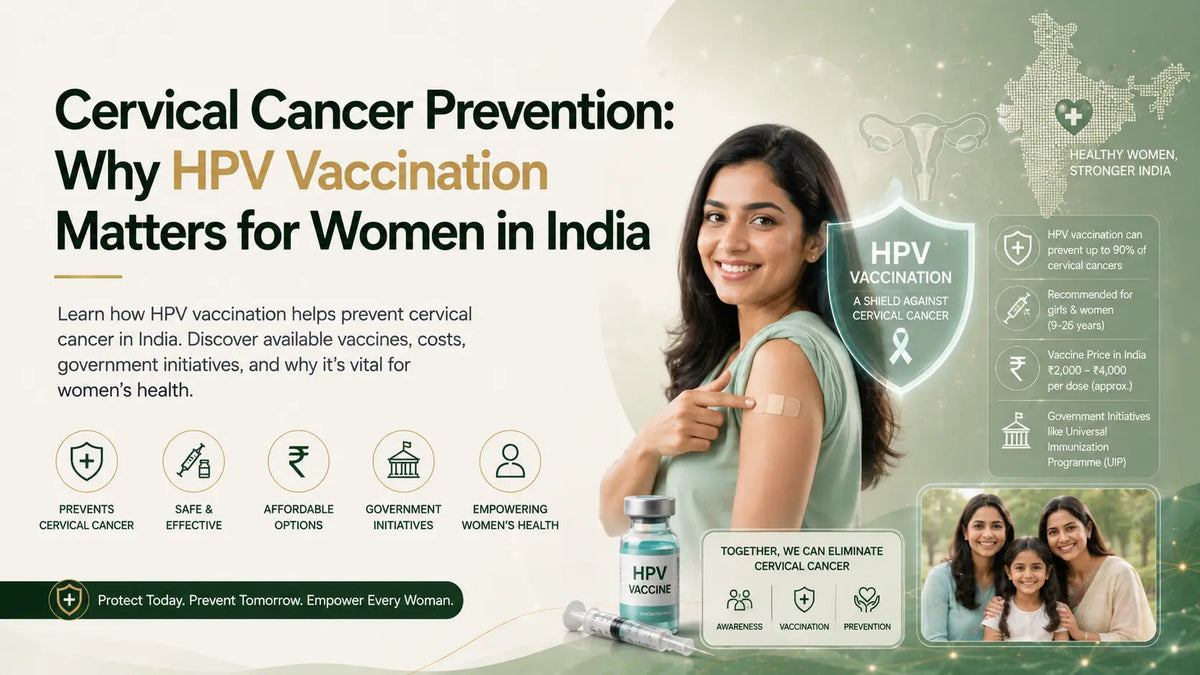 Cervical Cancer Prevention: Why HPV Vaccination Matters for Women in India - Mapmygenome