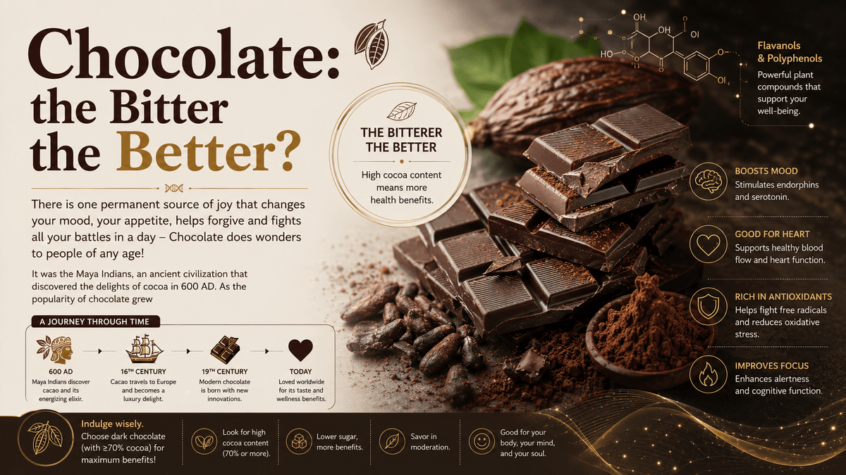 Chocolate: the Bitter the Better? - Mapmygenome