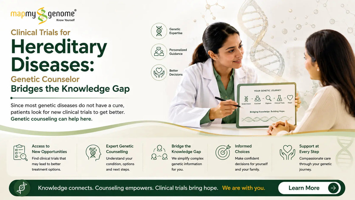 Clinical Trials for Hereditary Diseases: Genetic Counselor  Bridges the Knowledge Gap - Mapmygenome