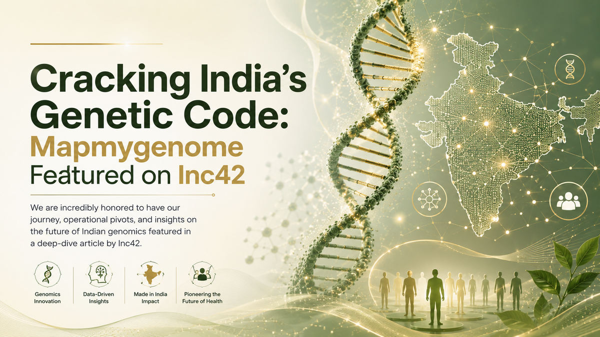 Cracking India’s Genetic Code: Mapmygenome Featured on Inc42