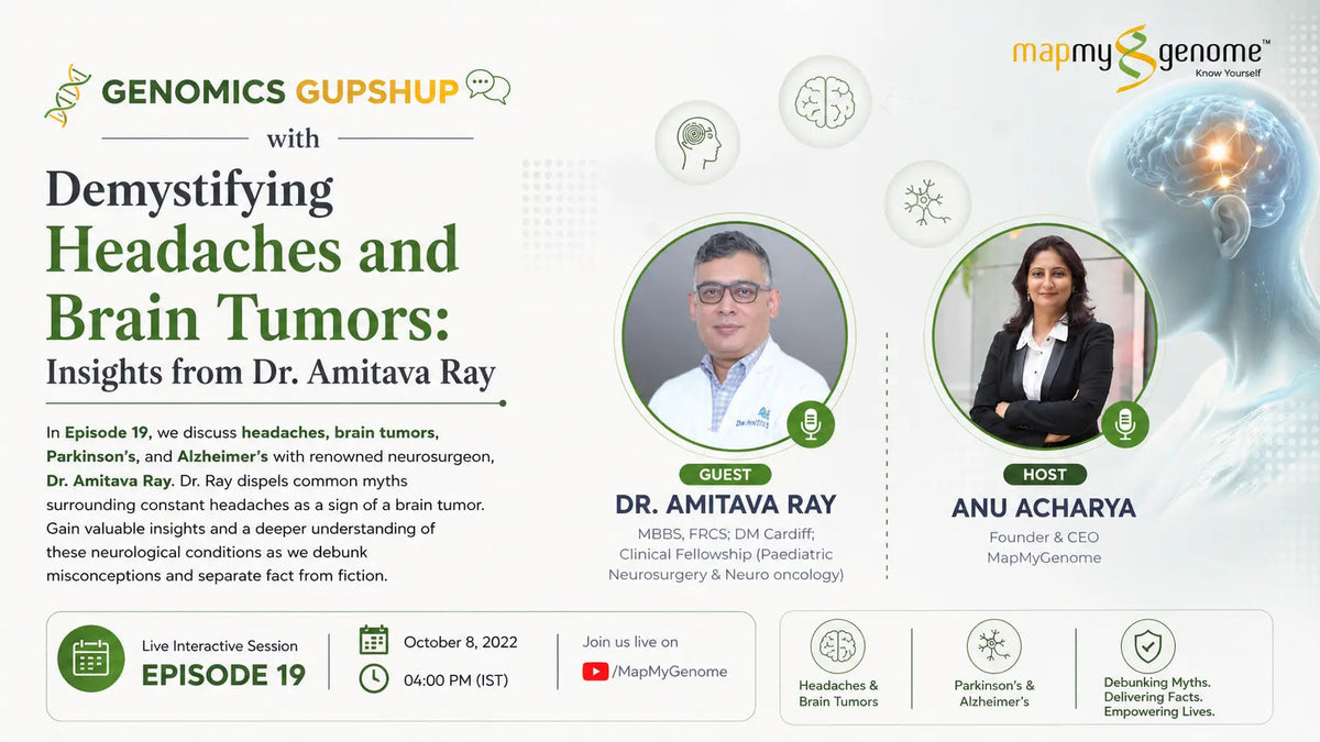 Demystifying Headaches and Brain Tumors: Insights from Dr. Amitava Ray - Mapmygenome