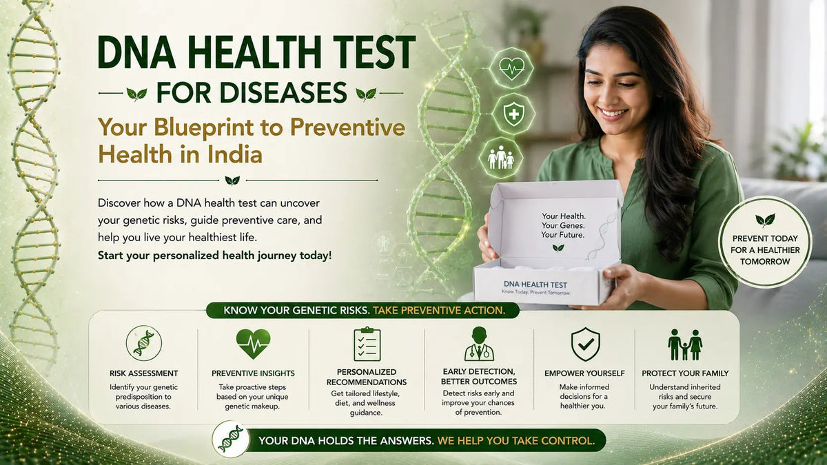 DNA Health Test for Diseases - Your Blueprint to Preventive Health in India - Mapmygenome