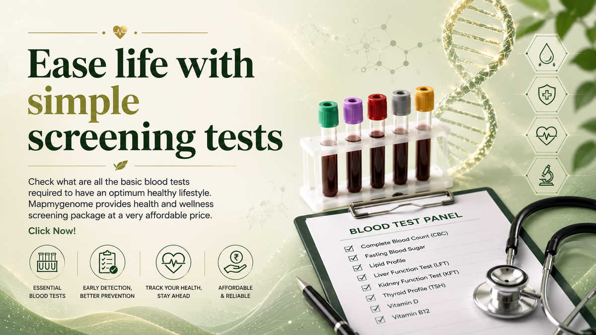 Ease life with simple screening tests