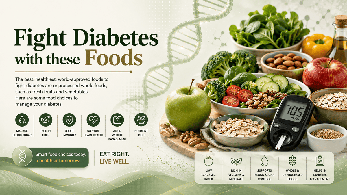 Fight Diabetes with these Foods - Mapmygenome