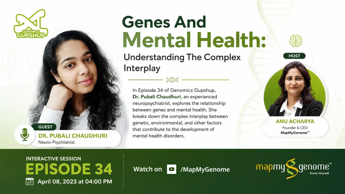 Genes And Mental Health: Understanding The Complex Interplay With Dr. Pubali Chaudhuri - Mapmygenome
