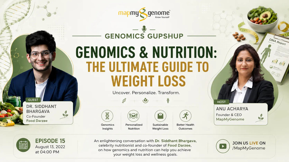 Genomics and Nutrition: The Ultimate Guide to Weight Loss with Dr. Siddhant Bhargava - Mapmygenome