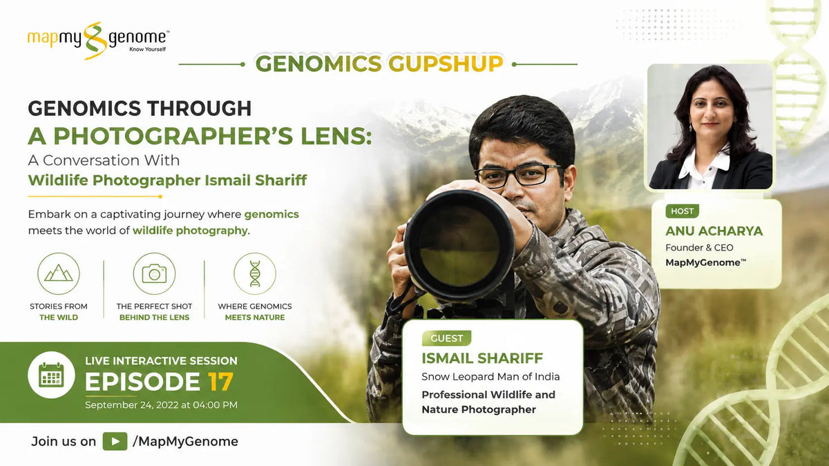 Genomics Through A Photographer's Lens: A Conversation With Wildlife Photographer Ismail	Shariff - Mapmygenome