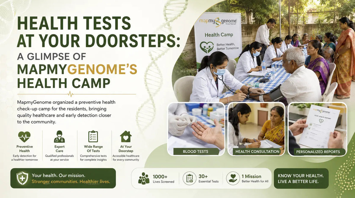 Health Tests At Your Doorsteps: A Glimpse of Mapmygenome’s Health Camp - Mapmygenome