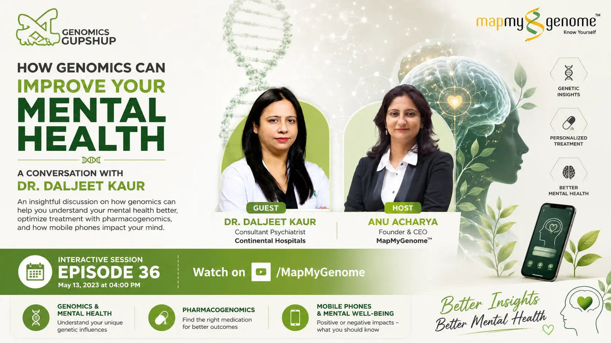 How Genomics Can Improve Your Mental Health: A Conversation with Dr. Daljeet Kaur - Mapmygenome