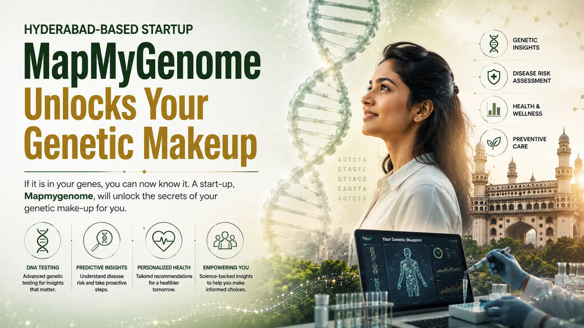 Hyderabad-Based Startup MapMyGenome Unlocks Your Genetic Makeup - Mapmygenome