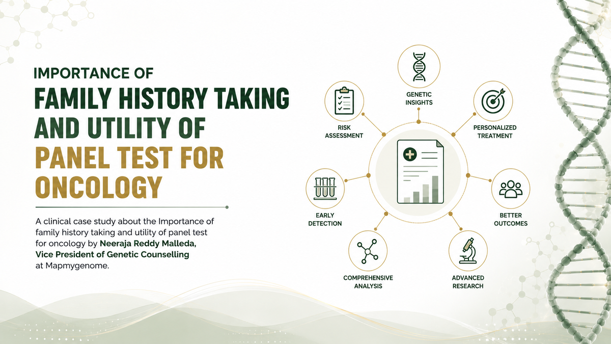 Importance of family history taking and utility of panel test for oncology