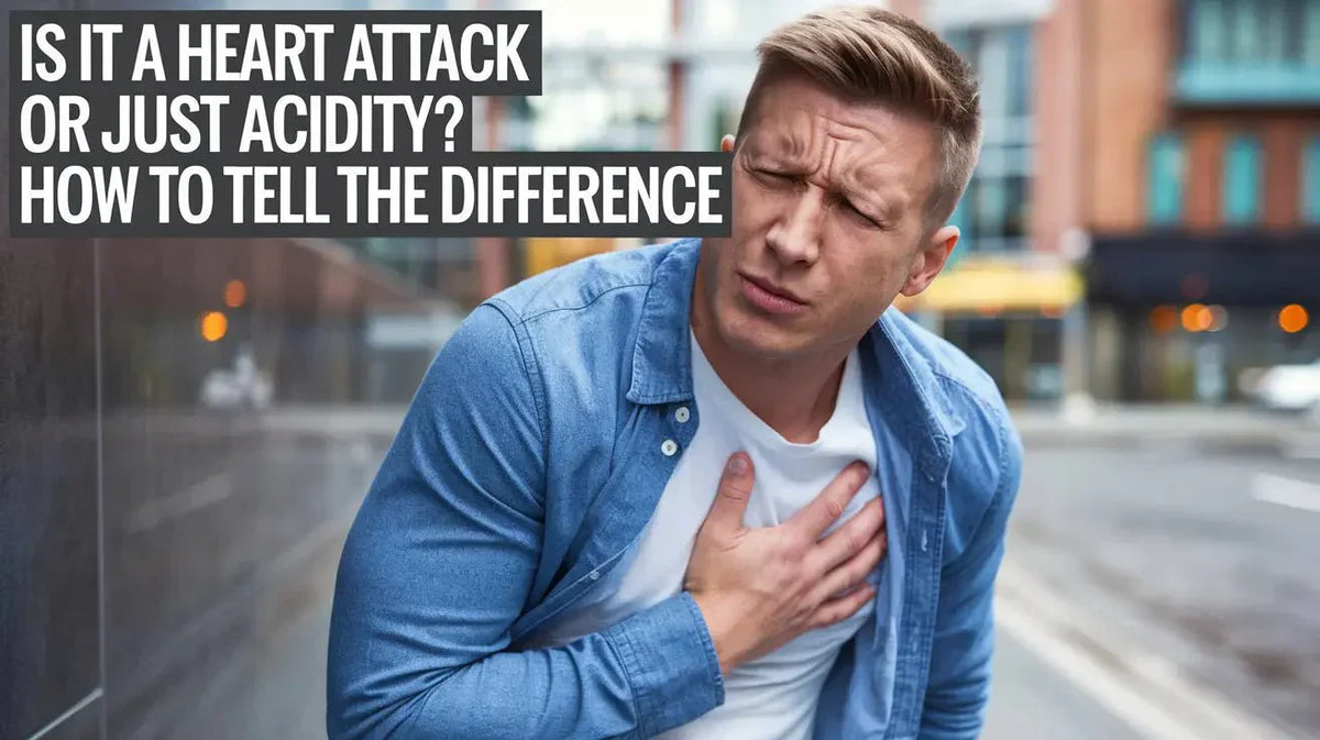 Is It a Heart Attack or Just Acidity? How to Tell the Difference - Mapmygenome
