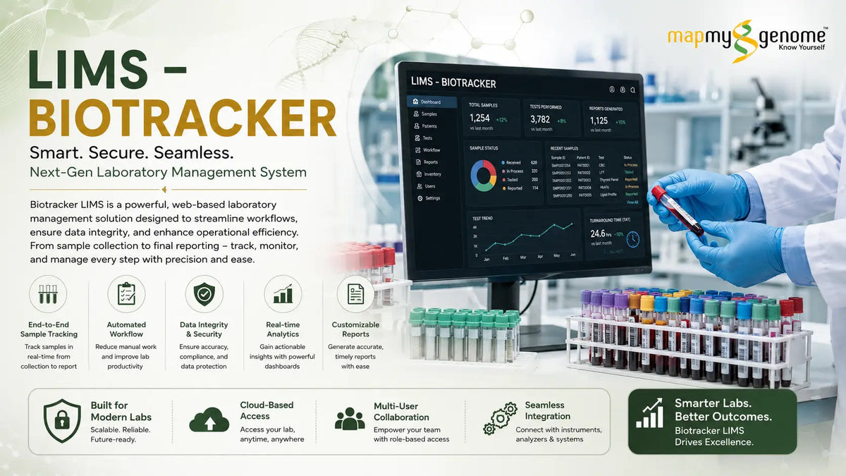 LIMS - Biotracker - Mapmygenome